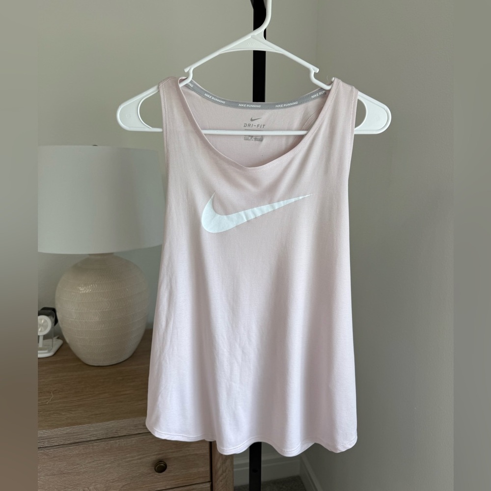 Nike Dri Fit Racerback Pink Tank Top Size Medium